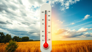 Het weer gisteren en vandaag: actuele temperaturen